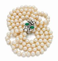 Image result for Emerald and Pearl Necklace