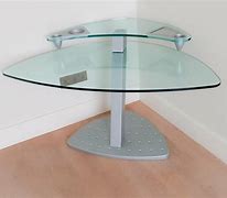 Image result for Glass Corner Desks for Small Spaces