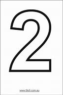 Image result for Free Large Printable Numbers 2