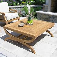 Image result for Teak Patio Coffee Table