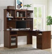 Image result for Desk with Hutch and Side Wing