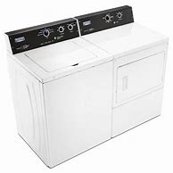 Image result for Top Load Commercial Grade Residential MVWP575GW 27" Washer With Front Load MEDP575GW 27" Electric Dryer Commercial Laundry Pair In