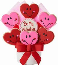 Image result for Valentine Cookie Bouquet