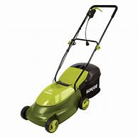Image result for Sun Joe Mj401e 14 Inch 12 Amp Home Electric Corded Push Behind Lawn Mower, Green