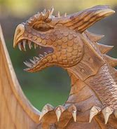 Image result for Wood Dragon Sculpture