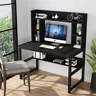 Image result for Computer Desk with Hutch and Bookshelf