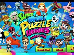 Image result for Nick Mini Puzzle Heroes