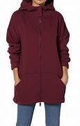 Image result for Sweatshirt Jacket without a Hood Size 4 Ladies