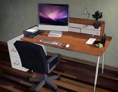 Image result for Organized Computer Desk