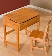 Image result for Small School Desk with Lap Top