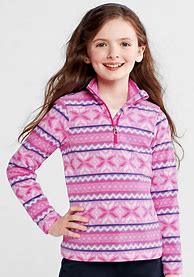 Image result for Girls Fleece Half Zip Pullover