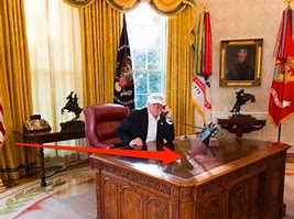 Image result for Donald Trump President Desk