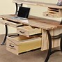 Image result for Amish Solid Wood Writing Desk