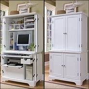 Image result for computer armoire with hutch