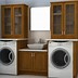 Image result for White Wall Cabinets for Laundry Room
