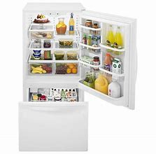 Image result for 33 Inch White Refrigerator Bottom Freezer