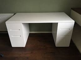 Image result for Plain White Desk