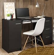 Image result for Black Modern Office Desk