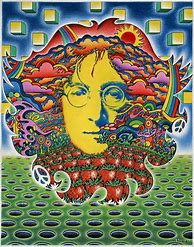 Image result for John Lennon Psychedelic