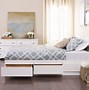 Image result for Elevated Queen Bed Frame