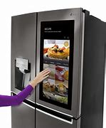 Image result for Refrigerator with TV Screen
