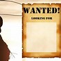 Image result for Most Wanted Sign PNG