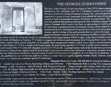 Image result for Georgia Guidestones Chinese
