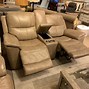 Image result for Leather Power Reclining Loveseat with Console