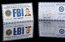 Image result for Fake Federal Agent Credentials