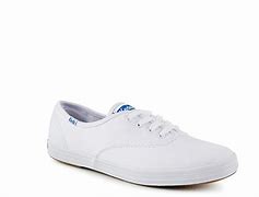 Image result for Womens Keds Canvas Champion Sneakers, White 6.5 W Wide