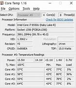Image result for See CPU Temperature Windows 1.0