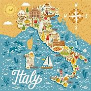Image result for Italy Map Art
