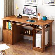 Image result for Wood Computer Desk Table