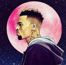 Image result for Chris Brown Cartoon Black and White