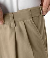 Image result for Men's Wrinkle-Free Double L® Chinos, Natural Fit Hidden Comfort Pleated Brown 46X34 | L.L.Bean