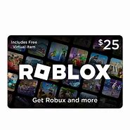 Image result for 25$ Roblox Gift Card