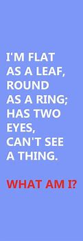 Image result for Easy Riddles with Answers
