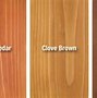 Image result for Cedar Wood Stain Colors