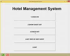 Image result for Hotel Management System Project Sample