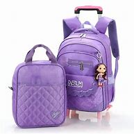 Image result for School Bags with Wheels for Girls