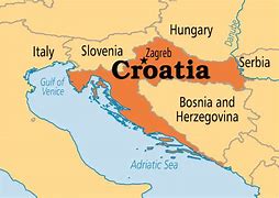 Image result for Map of Croatia War