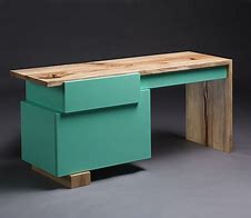 Image result for Reclaimed Wood Office Desk