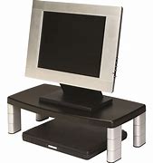 Image result for 3M - Extra-Wide Adjustable Monitor Stand - Black