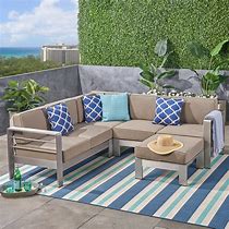 Image result for Patio Sectional Sofa Set