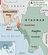Image result for Bangladesh-Myanmar Border