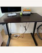 Image result for Uplift Desk Rubberwood Grey Frame