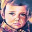 Image result for Little Boy Crying Painting