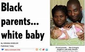 Image result for White Parents Black Baby