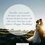 Image result for Short Wedding Wishes Quotes