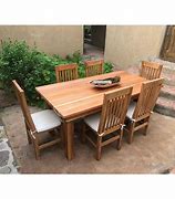 Image result for Narrow Outdoor Dining Table